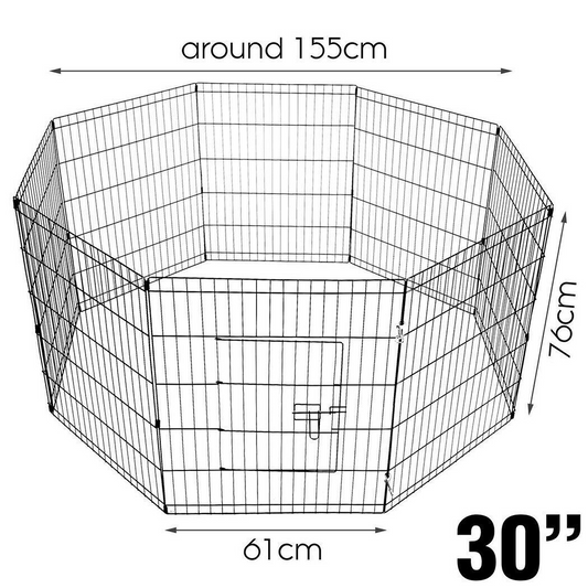 Pet Playpen 8 Panel Fence 30size